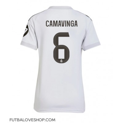 Dres Real Madrid Eduardo Camavinga #6 Domáci pre Ženy 2025-26 Krátky Rukáv Dres Real Madrid Eduardo Camavinga #6 Domáci pre Ženy 2025-26 Krátky Rukáv